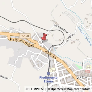 Mappa Via Ponte II Traversa, 2, 95017 Piedimonte Etneo, Catania (Sicilia)