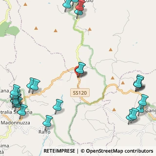 Mappa Strada St. 120 km 73 Bivio Geraci Siculo, 90010 Geraci siculo PA, Italia (3.68462)