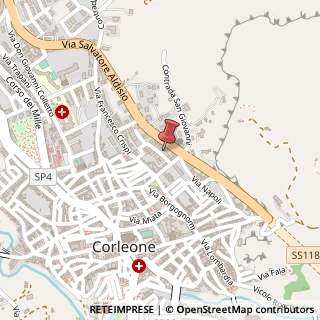 Mappa Via Governali, 32, 90034 Corleone, Palermo (Sicilia)
