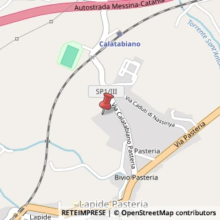 Mappa Via Calatabiano Pasteria, 95011 Calatabiano CT, Italia, 95011 Calatabiano, Catania (Sicilia)