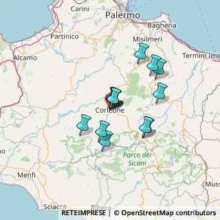 Mappa Via B. Bernardo, 90034 Corleone PA, Italia (10.37071)