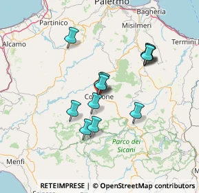 Mappa Via B. Bernardo, 90034 Corleone PA, Italia (12.75846)