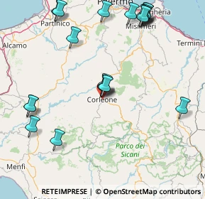 Mappa Via B. Bernardo, 90034 Corleone PA, Italia (21.8425)