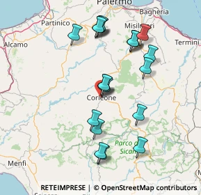 Mappa Via Molino Nuovo, 90034 Corleone PA, Italia (16.62)