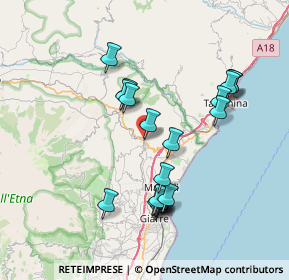 Mappa Via Borgo, 95017 Piedimonte etneo CT, Italia (8.001)