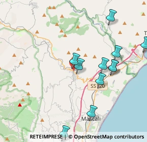 Mappa Via Borgo, 95017 Piedimonte etneo CT, Italia (5.44231)