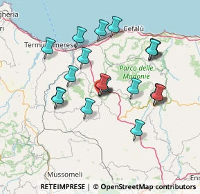 Mappa Via Gioacchino Rossini, 90022 Caltavuturo PA, Italia (15.0015)