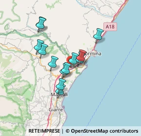 Mappa Via Zoi, 95011 Calatabiano CT, Italia (6.17462)