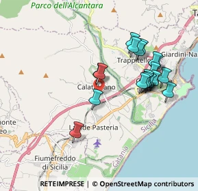 Mappa Via Zoi, 95011 Calatabiano CT, Italia (1.9935)