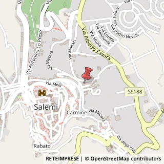 Mappa Via Mazara, 8, 91018 Salemi, Trapani (Sicilia)