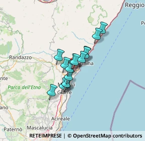 Mappa Via Banco Monteforte, 95011 Calatabiano CT, Italia (8.732)