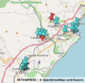 Mappa Via Banco Monteforte, 95011 Calatabiano CT, Italia (2.58333)