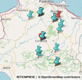 Mappa Via Francesco Crispi, 90034 Corleone PA, Italia (16.5935)