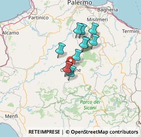 Mappa Via Francesco Crispi, 90034 Corleone PA, Italia (9.90273)