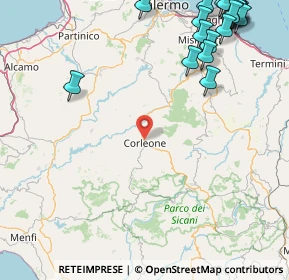 Mappa Via Francesco Crispi, 90034 Corleone PA, Italia (29.097)