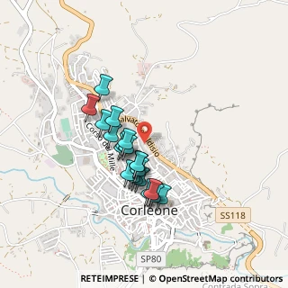 Mappa Via Francesco Crispi, 90034 Corleone PA, Italia (0.3895)
