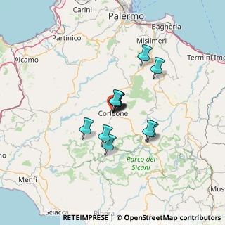 Mappa Via A. Canzoneri, 90034 Corleone PA, Italia (9.24417)