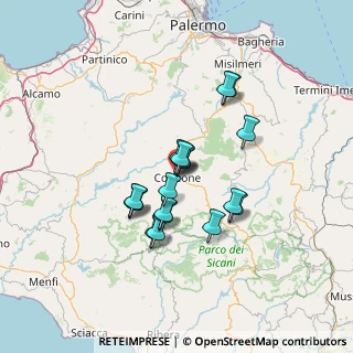 Mappa Via A. Canzoneri, 90034 Corleone PA, Italia (11.60056)