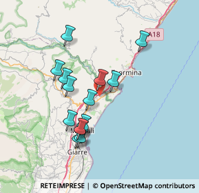 Mappa 95011 Calatabiano CT, Italia (7.28286)