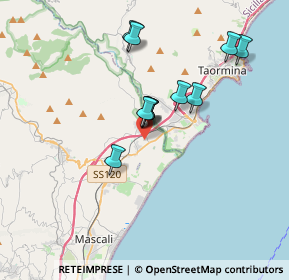 Mappa 95011 Calatabiano CT, Italia (3.27455)