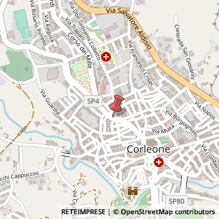 Mappa Via Bentivegna, 21, 90034 Corleone, Palermo (Sicilia)