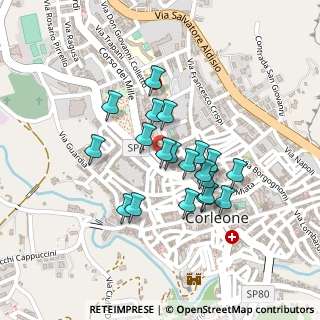 Mappa Via Bentivegna, 90034 Corleone PA, Italia (0.195)