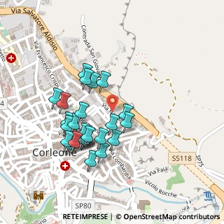 Mappa Via Pergole, 90034 Corleone PA, Italia (0.236)