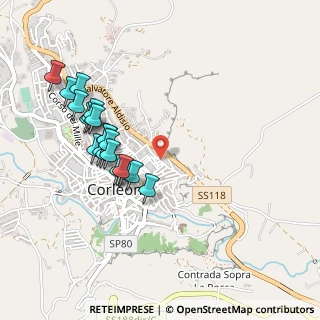 Mappa Via Pergole, 90034 Corleone PA, Italia (0.5325)