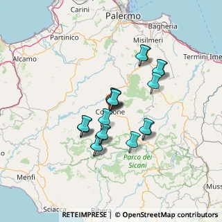 Mappa Via Pergole, 90034 Corleone PA, Italia (12.3635)