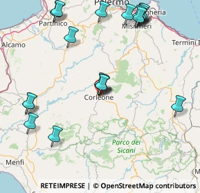 Mappa Via Pergole, 90034 Corleone PA, Italia (21.702)