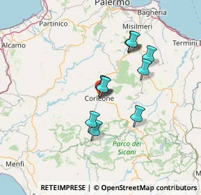 Mappa Via Pergole, 90034 Corleone PA, Italia (12.13182)