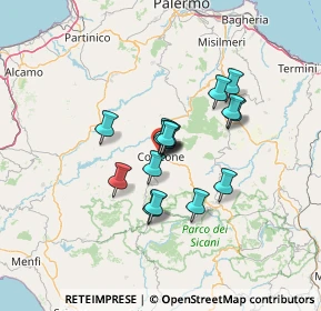 Mappa Via Camillo Finocchiaro Aprile, 90034 Corleone PA, Italia (10.29063)