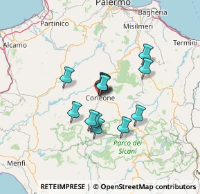 Mappa Via Camillo Finocchiaro Aprile, 90034 Corleone PA, Italia (10.50077)