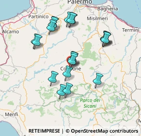 Mappa Via Camillo Finocchiaro Aprile, 90034 Corleone PA, Italia (15.332)