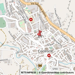 Mappa Via Camillo Finocchiaro Aprile, 18, 90034 Corleone, Palermo (Sicilia)