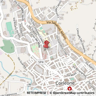 Mappa Via Colletto Don Giovanni, 62, 90034 Corleone, Palermo (Sicilia)