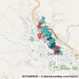 Mappa Via Santa Lucia, 90034 Corleone PA, Italia (0.393)