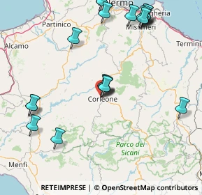 Mappa Via Santa Lucia, 90034 Corleone PA, Italia (21.4775)