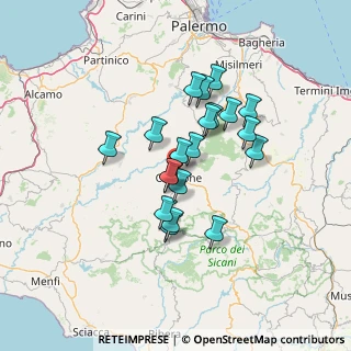Mappa Via Santa Lucia, 90034 Corleone PA, Italia (11.9195)