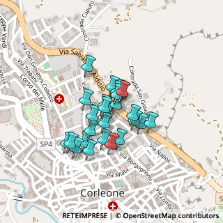 Mappa Via Vespri Siciliani, 90034 Corleone PA, Italia (0.16538)