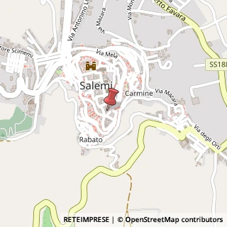 Mappa Piazza Dittatura, 1, 91018 Salemi, Trapani (Sicilia)