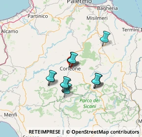 Mappa Via SS. Salvatore, 90034 Corleone PA, Italia (11.30615)