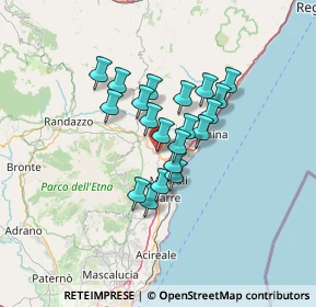 Mappa Via Ponte, 95017 Piedimonte Etneo CT, Italia (10.6245)