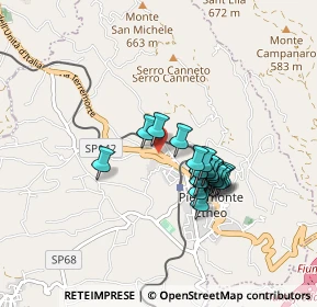 Mappa Via Ponte, 95017 Piedimonte Etneo CT, Italia (0.7445)