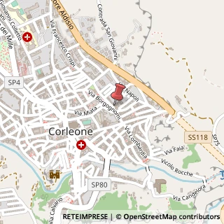 Mappa Via Sgarlata G. B., 15, 90034 Corleone PA, Italia, 90034 Corleone, Palermo (Sicilia)