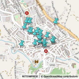 Mappa Via Francesco Bentivegna, 90034 Corleone PA, Italia (0.161)