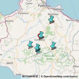Mappa Via Francesco Bentivegna, 90034 Corleone PA, Italia (12.25867)