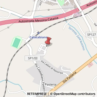 Mappa Via Montebello, 20, 95010 Calatabiano, Catania (Sicilia)