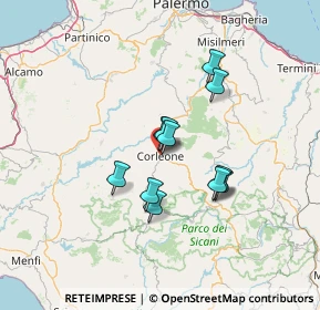 Mappa 90034 Corleone PA, Italia (11.36364)