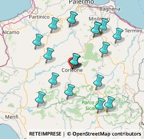 Mappa 90034 Corleone PA, Italia (16.57368)